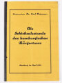 Deutsche Staatspartei, Heft/Broschüre "Die Schicksalsstunde des hamburgischen Bürgertums", Bürgermeister Dr. Carl Petersen, Hamburg, April 1932, 28 Seiten, ca. DIN A5, gelocht, gebraucht