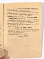 Fliegendes Personal der Luftwaffe "Merkbuch für den deutschen Soldaten", hrsg. v. Luftwaffenübungsstab, 8 Seiten, 1944, leicht fleckig, sonst guter Zustand