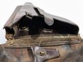 Polizei Weimarer Republik, Koffertasche für Pistole 08, datiert 1929. Die Lederlasche für den Verschlussriemen alt ergänzt