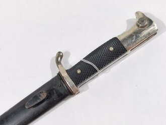 Extraseitengewehr KS98 , Scheide Originallack, ungereinigtes Stück