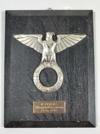 2.Preis Unteroffizier Preisschiessen 25.Mai 1938. Platte...