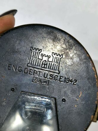 U.S. Army Corps of Engineers Clinometer, dated 1942