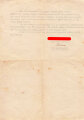 Korvettenkapitän und Ritterkreuzträger Karl-Heinz Moehle, eigenhändige Unterschrift auf Brief, 30. März 1944, DIN A4, gefaltet, sonst guter Zustand