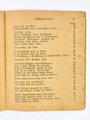 Liederbuch der Kyffhäuser-Jugend mit Mitgliederausweis, Ausgabe 1932, 96 Seiten, ca. DIN A7, gebracht
