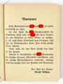 SA Liederbuch, herausgegeben im Auftrage der Obersten SA-Führung, 291 Seiten, 1933, 10 x 12,5 cm, sehr guter Zustand, seltenes Stück