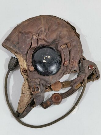 Kopfhaube für fliegendes Personal der Luftwaffe " L Kp W100",  ungereinigtes Stück