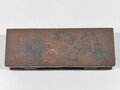 Kasten "Ergänzungsteile Gr.W.34 ( 8cm)". Originallack, ungereinigtes Stück