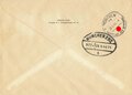 Elsass-Lothringen, Briefumschlag mit R-Stempel und Stempel "Strassburg" und "München", 27.11.1940, ca. 11,5 x 16 cm, gelaufen