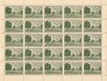 Böhmen und Mähren, Theresienstadt/Terezin, Ganzer Bogen mit 25 Briefmarken