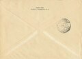 Elsass-Lothringen, Briefumschlag mit R-Stempel und Stempel "Strassburg", Eilbote/Expres, 27.11.1940, ca. 11,5 x 16 cm, gelaufen