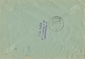 DAF / NSG KdF, Briefumschlag mit R-Stempel, Gau Mainfranken, 26.1.1942, Einschreiben, gelaufen