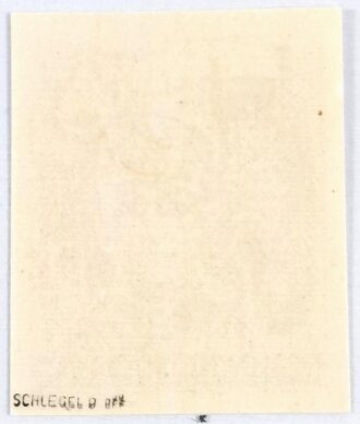 Briefmarke "Parteiformationen SA - Grossdeutsches Reich", 12 + 38 Pfennig, geprüft "Schlegel"