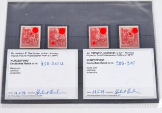 4 Briefmarken "Parteiformationen SA und SS -...