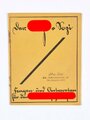 "Der Nazi-Sozi. Fragen und Antworten für den Nationalsozialisten", Dr. Goebbels, 2. Auflage 1930, 23 Seiten, ca. 12 x 15 cm, gebraucht, Einband lose