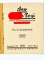 "Der Nazi-Sozi. Fragen und Antworten für den Nationalsozialisten", Dr. Goebbels, 2. Auflage 1930, 23 Seiten, ca. 12 x 15 cm, gebraucht, Einband lose