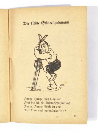 DJH "Heinzelmann", Reichsverband für Deutsche Jugendherbergen, 1939, 48 Seiten, ca. 11 x 15,5 cm, gebraucht