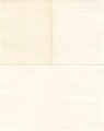 Der Reichsstatthalter und Gauleiter von Baden Robert Wagner, Glückwunschschreiben an den Bürgermeister von Sinsheim,  Eugen Ring. Unterschrift eines Angehörigen seines Sekretariats von 1934