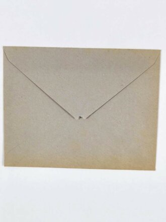 Deutschland nach 1945, Briefumschlag für einen Stimmzettel der 1. Bundestagswahl in Rheinland-Pfalz, 14. August 1949, mit Stempel "Der Bürdermeister in Steinweiler", ca. 13,5 x 10,5 cm, gebraucht