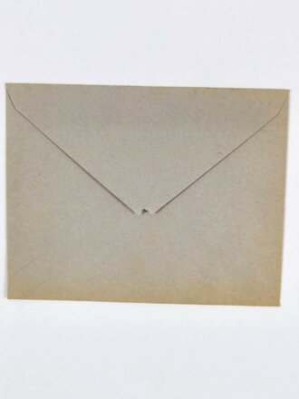 Deutschland nach 1945, Briefumschlag für einen Stimmzettel der 1. Bundestagswahl in Rheinland-Pfalz, 14. August 1949, mit Stempel "Der Bürdermeister in Steinweiler", ca. 13,5 x 10,5 cm, gebraucht