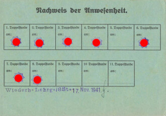 Bescheinigung über Teilnahme an einem Lehrgang...