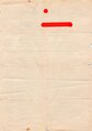 Kriegsende 1945, Sonder-Mitteilung der Feldzeitung Front-Kurier, "Adolf Hitler gefallen", 1. Mai 1945, DIN A4, mehrfach gefaltet, gebraucht