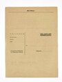 Werbeblatt als Feldpost-Briefumschlag für Sonderausgabe des Illustrierten Beobachters "Flugzeug macht Geschichte - 62 Abschüsse", 1939, DIN A4, neuwertiger Zustand