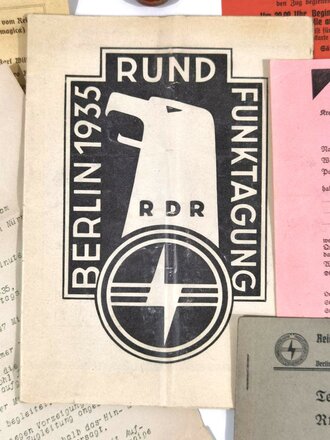 Konvolut RDR Reichsverband deutscher Rundfunkteilnehmer,...