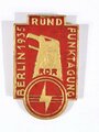 Konvolut RDR Reichsverband deutscher Rundfunkteilnehmer, 12. Große Deutsche Rundfunk-Ausstellung, Berlin 1935, Teilnehmer aus dem Gau 17 Franken, guter gebrauchter Zustand