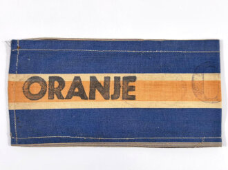 Niederlande Wiederstand, Armbinde "Oranje" Dutch resistance armband