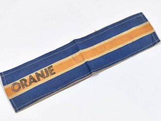 Niederlande Wiederstand, Armbinde "Oranje" Dutch resistance armband