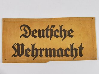 Armbinde " Deutsche Wehrmacht", an den Ecken...
