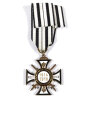 Preußischer Landes-Kriegerverband, Preußisches Kriegs-Erinnerungskreuz 1914-1918 mit Schwertern , 39 mm, sehr guter Zustand, an neuzeitlich gefertigtem Band