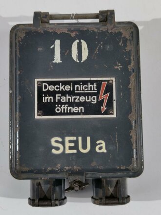 Sender / Empfänger Umformer SEUa, Verwendung für Fusprech a, d & f.Originallack, datiert 1940, Funktion nicht geprüft