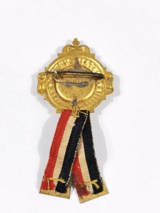 Bayern, Militär "Militair"Verein Kirchheimbolanden, Mitgliedsabzeichen mit Band, 40 mm, guter Zustand