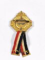 Bayern, Militär "Militair"Verein Kirchheimbolanden, Mitgliedsabzeichen mit Band, 40 mm, guter Zustand