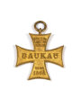 Krieger- und Landwehrverein Baukau, tragbares Ehrenkreuz ohne Band, 38 mm, gebraucht