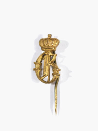 Kaiserreich, Anstecknadel aus Auflage für Schulterstück , golden, 20mm