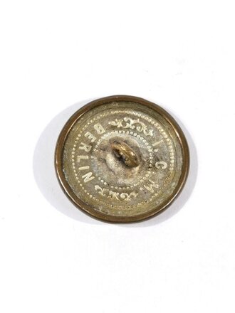 Preussen, kupferfarbener Knopf für den Waffenrock eines Gefreiten, Durchmesser 24 mm