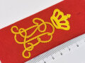 Bayern, Schulterklappe für Mannschaften im Königlich Bayerischen 7.Feldartillerie-Regiment „Prinzregent Luitpold“ München. Gesamtlänge 11,5cm