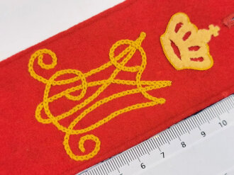 Bayern, Schulterklappe für einen Angehörigen im Infanterie Regiment 1. Gesamtlänge 16cm