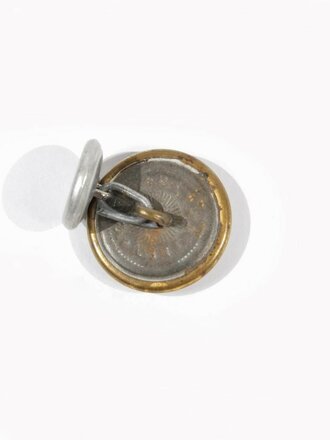 Preussen, goldfarbener Knopf für den Waffenrock der Beamten, Durchmesser 24 mm