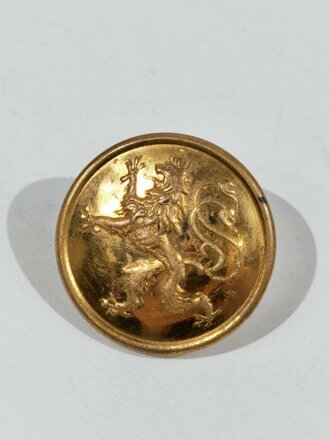 Bayern, goldfarbener Knopf für die Bluse, Durchmesser 23 mm