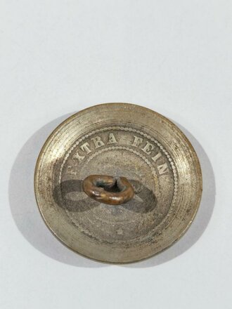 Hessen, silberfarbener Knopf, Durchmesser 24 mm