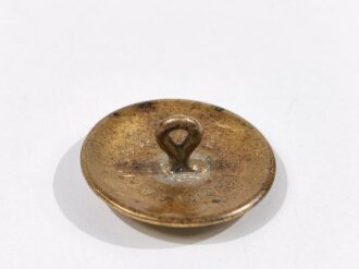 Kaiserreich, messingfarbener Knopf für den Waffenrock der Beamten, Durchmesser 24 mm