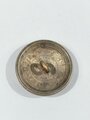 Kaiserreich, silberfarbener Knopf für den Waffenrock der Beamten, Durchmesser 23 mm