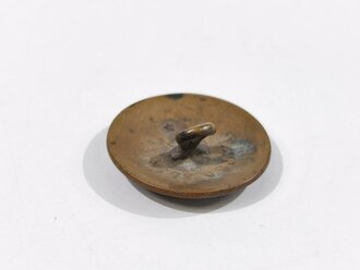 Kaiserreich, kupferfarbener Knopf für den Waffenrock der Beamten, Durchmesser 23,5 mm