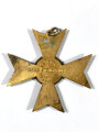 Bayern, Kriegerverein, Kreuz "Für Treue im Verein - 25", "Karl Stemplinger - Kamerad Rosenheim", emailliert, ca. 44 mm, gebraucht