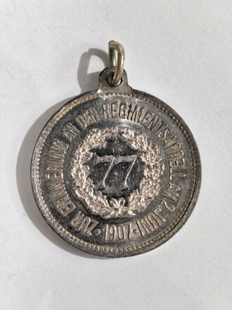 Kaiserreich 1907, Medaille "Infanterie Kaserne Celle...