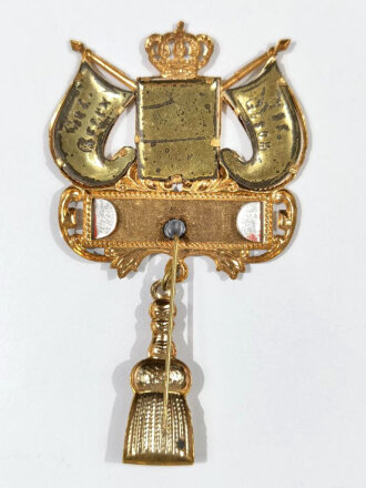 Kaiserreich, Blechabzeichen "1 J. zurück",...