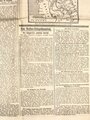 1. Weltkrieg, Kölnische Volkszeitung, Titelblatt "U-Boote", 4 Seiten, 21. November 1915, mehrfach gefaltet, verschlissen